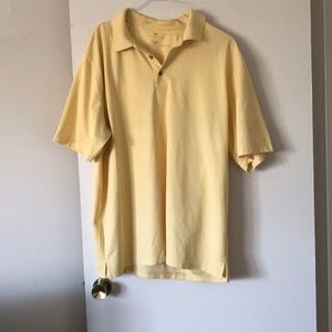 Men’s Grand Slam Yellow Polo Shirt - size XXL